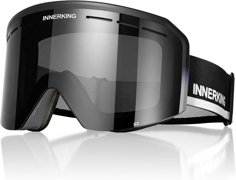 Innerking Ski/Snowboard Goggles OTG for Men Women & Youth - Over Glasses Snow Sports Goggles Anti Fog 100% UV400 Protection - Image 1